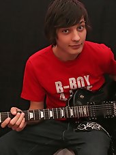 Hot EMO Gay Teen Boy Guitarist