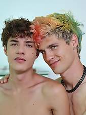 Staxus: Toys BB Twinks Sc.2 - Caruso Rainbow and Trevor Twink