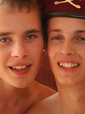 Gorgeous Boy Scout Trio twink sex