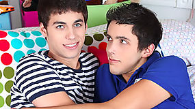 Brenan & Lucas flirts for the sake of having hard and restless erections