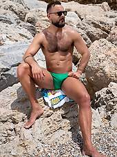 FIRED UP: COSTA DEL SOL Sir Peter, Andrew Delta